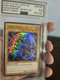 Dark Magician MVP1-ENSV3 Secret Rare AGS 10 GEM MT Movie Pack Limited Edition - Image 5