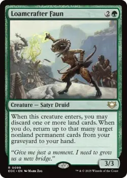 Loamcrafter Faun - Near Mint MTG Commander: Edge of Eternities - Image 1