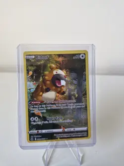 Bidoof GG29/GG70 Crown Zenith Pokemon TCG Galarian Gallery Pokemon Full Art - Image 1