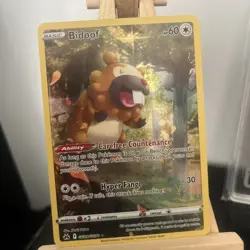 Pokemon TCG Bidoof Crown Zenith: Galarian Gallery GG29/GG70 Near Mint Condition - Image 2