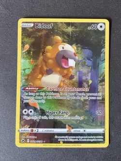 Bidoof GG29/GG70 - Holo Rare - Crown Zenith Galarian Gallery - Pokemon TCG - Image 1