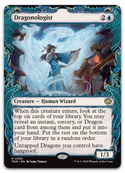 Dragonologist (Showcase) #295 (NM) Tarkir Dragonstorm TDM Magic MTG - Image 1