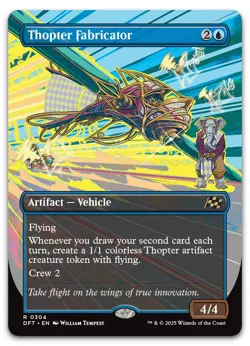 Thopter Fabricator (Borderless) #304 (NM) Aetherdrift DFT Magic MTG - Image 1