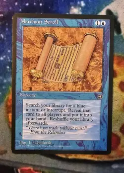 MTG Merchant Scroll x1 LP from Homelands - Image 1