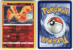 MOLTRES 012/078 R POKEMON GO POKEMON NM - Image 1