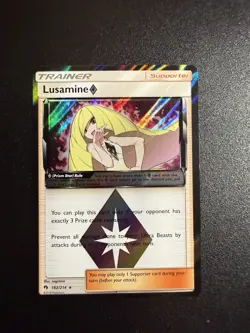 Pokemon TCG Wondrous Labyrinth Prism Star Holo + Lusamine Prism Star Team Up - Image 4