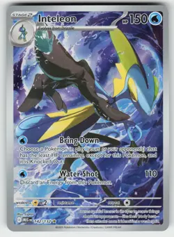 INTELEON 142/132 ILLUSTRATION RARE MEGA EVOLUTION POKEMON NM/M - Image 2