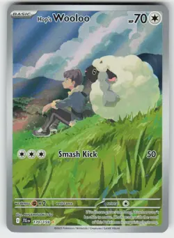 HOP'S WOOLOO 170/159 ILLUSTRATION RARE JOURNEY TOGETHER POKEMON NM/M - Image 2