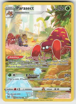 PARASECT TG01/TG30 TRAINER GALLERY RARE LOST ORIGIN TRAINER GALLERY POKEMON NM/M - Image 2