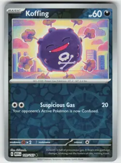 KOFFING 109/165 C REVERSE HOLO 151 POKEMON NM/M - Image 1