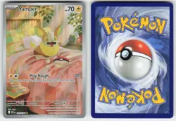 YAMPER 099/094 ILLUSTRATION RARE PHANTASMAL FLAMES POKEMON NM/M - Image 1