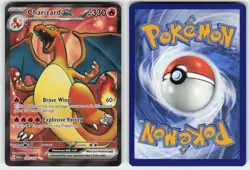 CHARIZARD EX 183/165 ULTRA RARE 151 POKEMON NM/M - Image 1