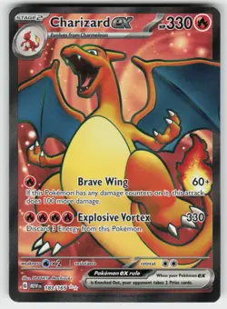 CHARIZARD EX 183/165 ULTRA RARE 151 POKEMON NM/M - Image 2