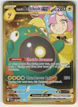 IONO'S BELLIBOLT EX 188/159 HYPER RARE JOURNEY TOGETHER POKEMON NM/M - Image 2