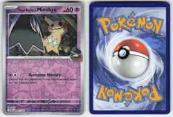 TEAM ROCKET'S MIMIKYU 087/182 REVERSE HOLO UC DESTINED RIVALS POKEMON NM/M - Image 1