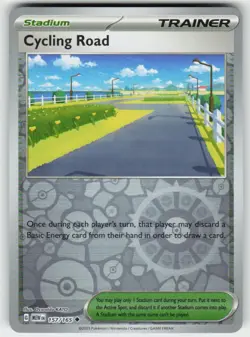 CYCLING ROAD 157/165 REVERSE HOLO UC 151 POKEMON NM/M - Image 2