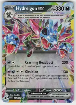 HYDREIGON EX 119/191 DOUBLE RARE SURGING SPARKS POKEMON NM/M - Image 2