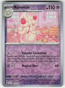 ALCREMIE 65/142 REVERSE HOLO R STELLAR CROWN POKEMON NM/M - Image 2