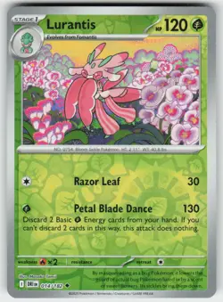 LURANTIS 014/182 REVERSE HOLO UC DESTINED RIVALS POKEMON NM/M - Image 2