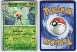 BEEDRILL 015/165 REVERSE HOLO R 151 POKEMON NM/M - Image 1