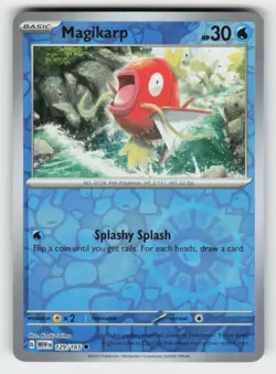 MAGIKARP 129/165 REVERSE HOLO C 151 POKEMON NM/M - Image 2