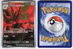 SCIZOR 205/197 ILLUSTRATION RARE OBSIDIAN FLAMES POKEMON NM/M - Image 1