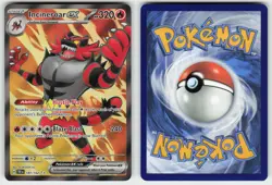 INCINEROAR EX 187/162 ULTRA RARE TEMPORAL FORCES POKEMON NM/M - Image 1