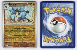 LUCARIO 114/198 REVERSE HOLO UC SCARLET & VIOLET POKEMON NM/M - Image 1