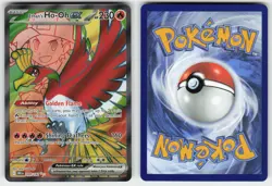 ETHAN'S HO-OH EX 209/182 ULTRA RARE DESTINED RIVALS POKEMON NM/M - Image 1