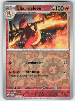 Charmeleon 005/165 Reverse Holo Uncommon 151 Pokemon NM - Image 1