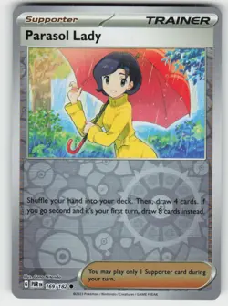 PARASOL LADY 169/182 REVERSE HOLO C PARADOX RIFT POKEMON NM/M - Image 2