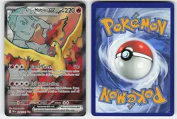 TEAM ROCKET'S MOLTRES EX 208/182 ULTRA RARE DESTINED RIVALS POKEMON NM/M - Image 1