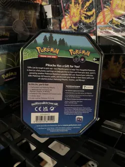 Pokemon TCG Pokemon Go SNORLAX Gift Tin Factory Sealed - 4 Booster Packs PoGo - Image 2