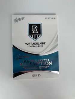 2025 Select Seamless Solo Double Patch Redemption Port Adelaide 69/95 Player E - Image 1