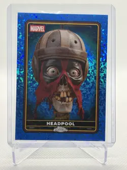Headpool 2025 Topps Chrome Deadpool Blue Diamonds /125 #24 - Image 1