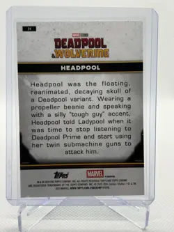 Headpool 2025 Topps Chrome Deadpool Blue Diamonds /125 #24 - Image 2