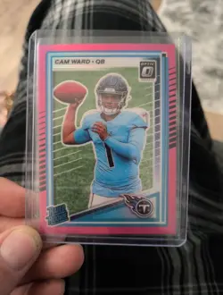 2025 Panini Donruss Optic - Rated Rookie Cam Ward #293 Pink Prizm (RC) - Image 1
