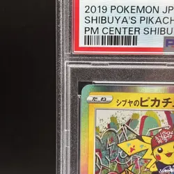 PSA 10 Shibuya's Pikachu 002/S-P Pokemon Center Promo Pokemon Card Japanese - Image 3