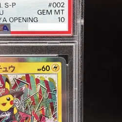 PSA 10 Shibuya's Pikachu 002/S-P Pokemon Center Promo Pokemon Card Japanese - Image 4