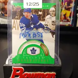 Upper Deck Trilogy Generations Michael Bunting #TG-3C Auto 12/25 Maple Leafs - Image 1