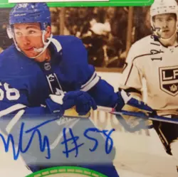 Upper Deck Trilogy Generations Michael Bunting #TG-3C Auto 12/25 Maple Leafs - Image 2