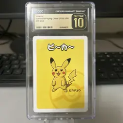 Pokemon Pikachu Playing Cards (2019) JPN Old Maid CGC Pristine 10 Trading Card - Image 1