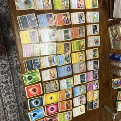 vintage pokemon cards estate lot 50 Cards - Image 1