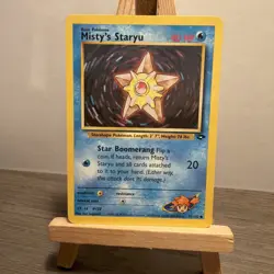 Mistys Seal Common Pokemon Trading Card Gym Challenge 91/132 Staryu 92/132 - Image 4