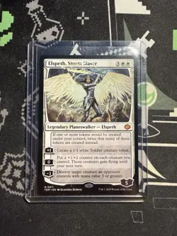 Elspeth, Storm Slayer Legendary Planeswalker TDM White Wizards MTG Card 2023 - Image 1