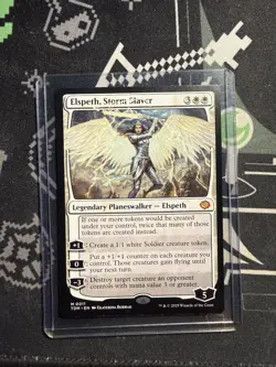 Elspeth, Storm Slayer Legendary Planeswalker TDM White Wizards MTG Card 2023 - Image 2