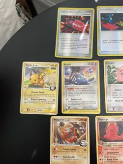 Lot Of 10 Vintage Pokemon Cards Flygon Eevee Raichu Clefairy - Image 2