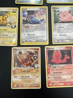 Lot Of 10 Vintage Pokemon Cards Flygon Eevee Raichu Clefairy - Image 5