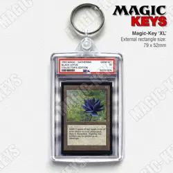 Black Lotus Collector's Edition | XL PSA "Graded" Magic The Gathering Keyring - Image 1
