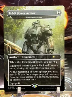 MTG | T-60 Power Armor ✨FOIL✨ [Secret Lair Fallout] - Image 1